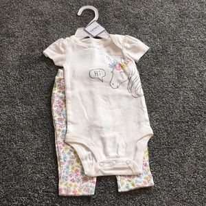 Carters bodysuit and pants
